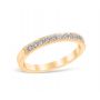 Heritage Pavé 0.22 ctw Wedding Ring 14K Yellow Gold