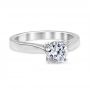 Evelina 14K White Gold Engagement Ring