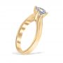 Evelina 18K Yellow Gold Engagement Ring