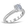 Liliana 18K White Gold Engagement Ring