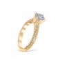 Nina 18K Yellow Gold Engagement Ring
