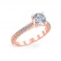 Karly 14K Rose Gold Engagement Ring
