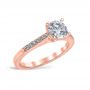 Jordana 14K Rose Gold Engagement Ring