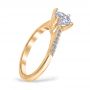 Jordana 18K Yellow Gold Engagement Ring