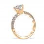 Rosalina 18K Yellow Gold Engagement Ring