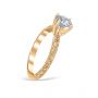 Gwen 14K Yellow Gold Engagement Ring