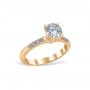Valerie 18K Yellow Gold Engagement Ring