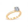 Elsa 18K Yellow Gold Engagement Ring