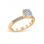Dora 18K Yellow Gold Engagement Ring