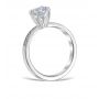 Dora 18K White Gold Engagement Ring