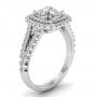 Camilla Platinum Halo Engagement Ring