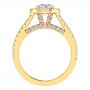 Stacey 18k Yellow Gold Halo Engagement Ring