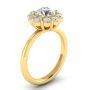 Kylie 14k Yellow Gold Halo Engagement Ring