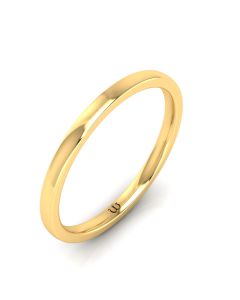 2MM COMFORT FIT DOMED WEDDING BAND 14K YELLOW