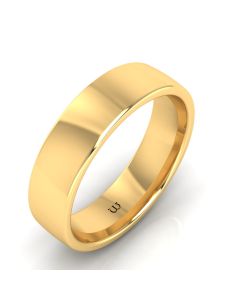 6MM COMFORT FIT DOMED WEDDING BAND 14K YELLOW