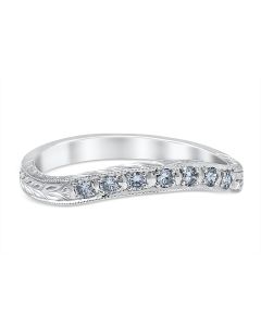 Romanesque Arcade Wedding Ring Platinum