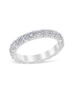 French Pavé 1.47 ctw Wedding Ring Platinum