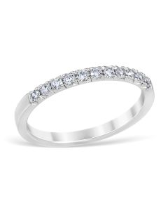 French Pavé 0.14 ctw Wedding Ring Platinum