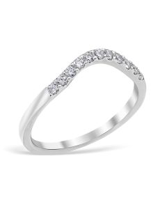 Classic Contour 0.22 ctw. Curve 1 Wedding Ring Platinum