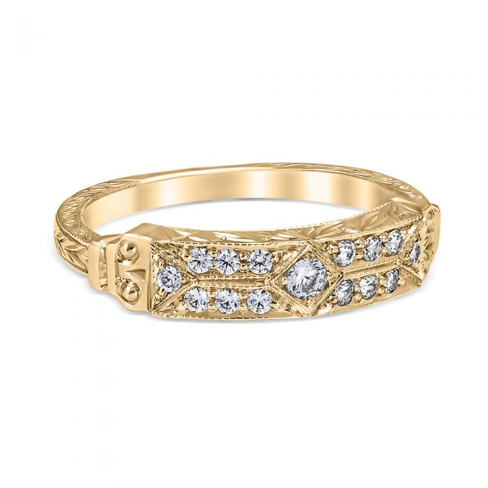The Whitehouse Wedding Ring 18K Yellow Gold