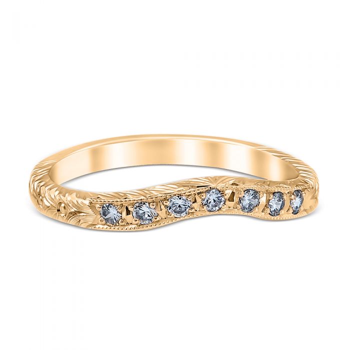 Stefania Wedding Ring 18K Yellow Gold