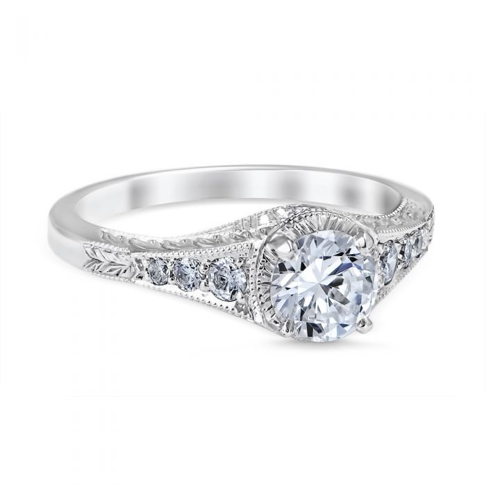 Palisades 18K White Gold Engagement Ring