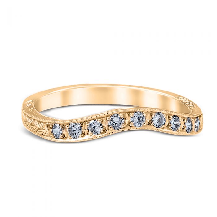 Fiorella Wedding Ring 14K Yellow Gold