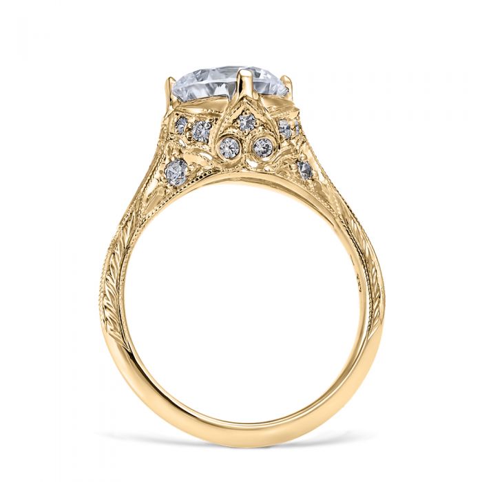 Francesca 18K Yellow Gold Engagement Ring