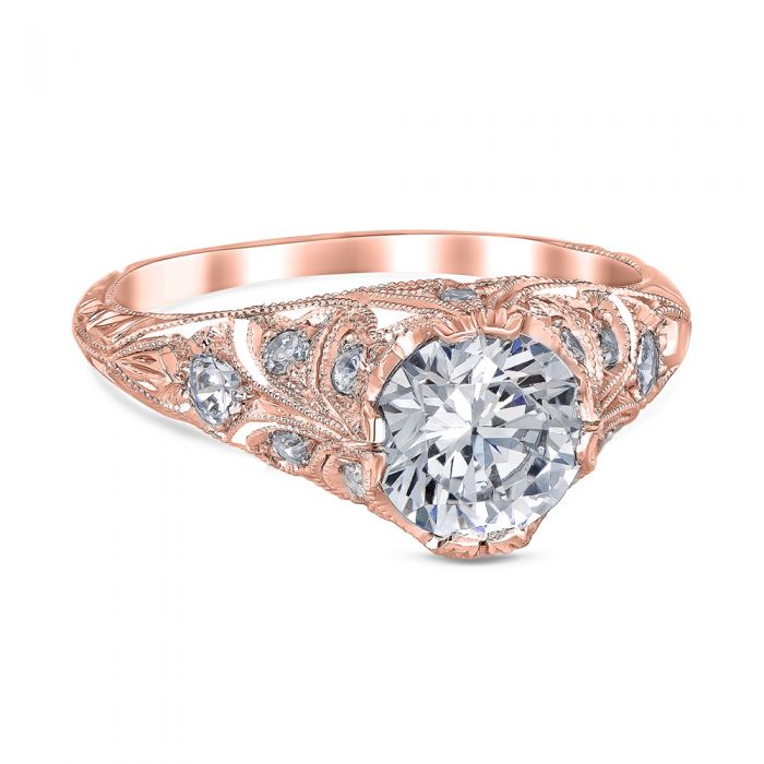 Laura 14K Rose Gold Engagement Ring