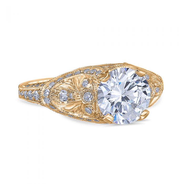 Charleston 18K Yellow Gold Engagement Ring