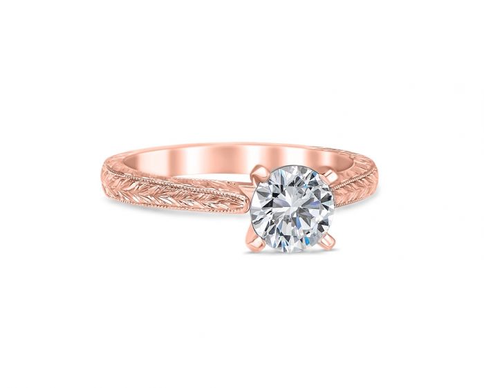 Nina 14K Rose Gold Engagement Ring