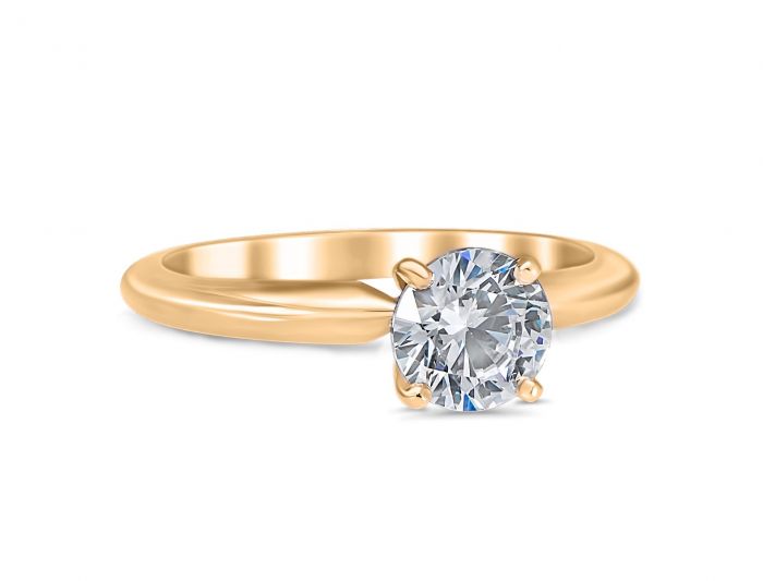 Judith 18K Yellow Gold Engagement Ring
