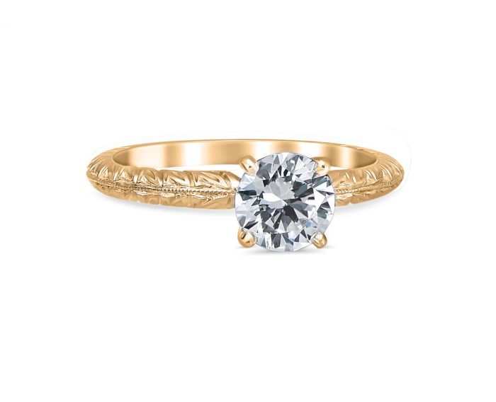 Gwen 18K Yellow Gold Engagement Ring