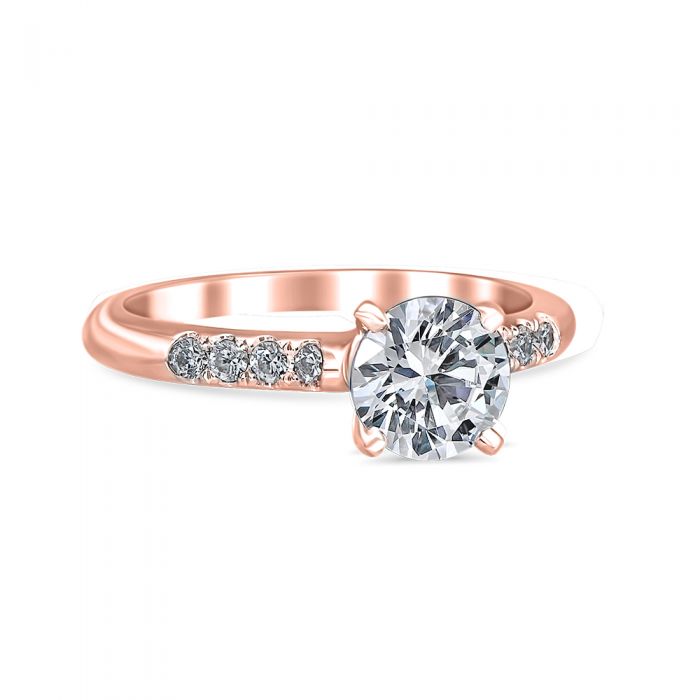 Valerie 14K Rose Gold Engagement Ring