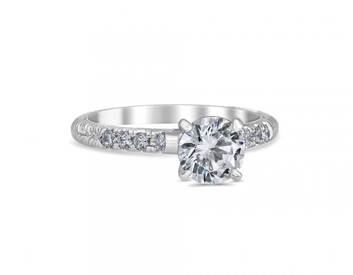 Amanda 18K White Gold Engagement Ring