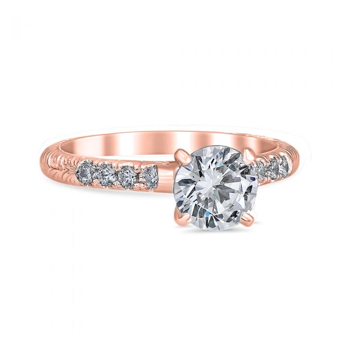 Amanda 14k Rose Gold Engagement Ring