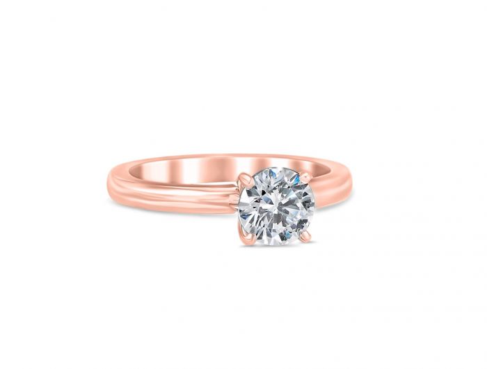 Elsa 14k Rose Gold Engagement Ring