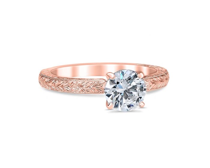 Sarah 14K Rose Gold Engagement Ring