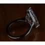Pear Shape Open Shank Solitaire Ring