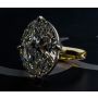 Oval Solitaire Open Shank Ring