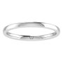 2MM COMFORT FIT DOMED WEDDING BAND PLATINUM