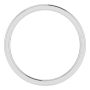 2MM COMFORT FIT DOMED WEDDING BAND PLATINUM