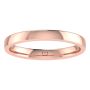 3MM COMFORT FIT DOMED WEDDING BAND 14K ROSE GOLD