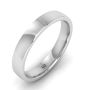4MM COMFORT FIT DOMED WEDDING BAND PLATINUM