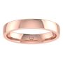 4MM COMFORT FIT DOMED WEDDING BAND 14K ROSE GOLD