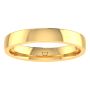 4MM COMFORT FIT DOMED WEDDING BAND 18K YELLOW GOLD