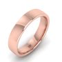 5MM COMFORT FIT DOMED WEDDING BAND 14K ROSE GOLD