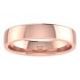 5MM COMFORT FIT DOMED WEDDING BAND 14K ROSE GOLD