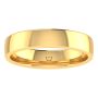 5MM COMFORT FIT DOMED WEDDING BAND 18K YELLOW