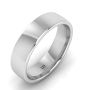 6MM COMFORT FIT DOMED WEDDING BAND 14K WHITE GOLD